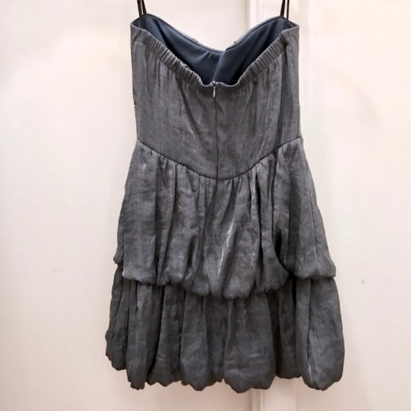 Strapless Prom Dress with Bow Detail - Picture 3 of 5